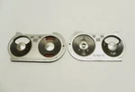Vintage 1965 Rambler American Dash Gauge Cluster Trim Panels Weather Eye & Defog. Fixed Price $26.97.