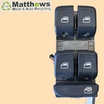 Front Door Switch Driver's Window Black Edge Fits 15-18 Audi Q3 113204. Fixed Price $42.00.