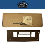 New Old Stock Tan Dash Radio Bezel For 1968-1969 Plymouth Dodge B-body #2889695. Fixed Price $295.00.