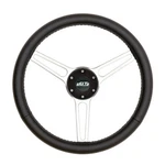 Performance Steering Wheel GT3 Retro Gasser Leather With Slot Spokes. Fixed Price $179.99.