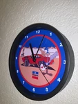 Plymouth Road Runner Coyote Hemi Mopar Garage Advertising Clock Sign. Fixed Price $37.99.