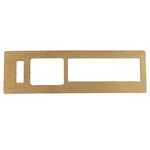 Heater Dash Cover Insert Trim, Walnut Wood Veneer 1PC For 1965 Pontiac Gto. Fixed Price $153.91.