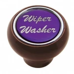 United Pacific 23563 Dash Knob "wiper/washer" Wood Deluxe, Purple Glossy Sticker. Fixed Price $35.38.