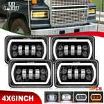 4PCS 4X6" Headlights High/low Sealed Beam H4 Ford LTL9000 CLT9000 CL9000. Fixed Price $77.45.