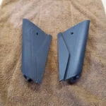 1969 1970 Mustang Outer Dash Trim End Caps - Mach Shelby Blue. Fixed Price $39.99.