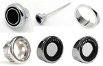 New! 1969 Ford Mustang - Cougar Dash Knob Bezel Chrome Kit 6PC Set. Fixed Price $99.50.