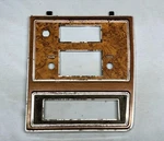 1973-1974 Ford Mercury Dashboard Woodgrain Trim Radio Bezel Climate Control. Fixed Price $65.00.