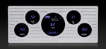 Dakota Digital 1939 Ford Series Iii Gauge Kit With Teal/blue Display VFD3-39F-Z. Fixed Price $774.25.