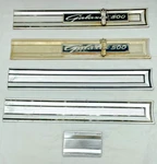 1964 Ford Galaxie Rear Trunk Panel Moldings Fuel Door Gas Trim Lot Of 5 Ornament. Fixed Price $126.12.