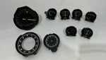 1968-70 Lot Of Mopar Body Rallye Gauges Instrument Panel Cluster Clock Fuel. Fixed Price $449.99.