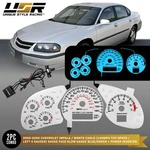 Blue/green Glow Gauge White Overlay For 00-05 Chevy Impala/monte Carlo 140MPH Ss. Fixed Price $39.95.