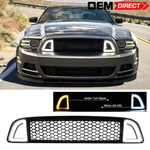 Fits 13-14 Ford Mustang Non-shelby Front Upper Grille With Led Signal Lights. Fixed Price $69.99.