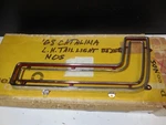 Delco Rear Left Tail Light Lens Bezel Trim Nos Gm 5960345 1968 Pontiac Catalina. Fixed Price $150.00.