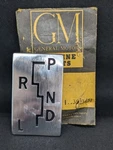 Nos 1963 Chevrolet Corvette Powerglide Transmission Shift Indicator Plate. Fixed Price $42.74.