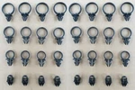 32 New Wiring Loom Clip Retainers! For Old School Classic Car/truck/wagon Etc. Fixed Price $38.00.