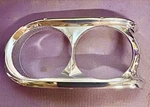 1958 Oldsmobile Headlight Doors Bezel Rings Super 88-98 Starfire Fiesta. Fixed Price $64.00.