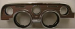 1968 Ford Mustang Instrument Bezel Deluxe Woodgrain Finish W/o Emblem. Fixed Price $70.00.
