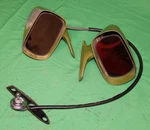 1971-72 Ford Pinto Sport Racing Door Mirrors D12B-17743 & 17713 Rear View Remote. Fixed Price $135.00.