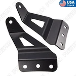 2X Black Steel Car Off-road Roof Led Light Strip Holders Bar Bracket Kit. Fixed Price $25.21.