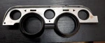 Vintage 1967 Ford Mustang Dash Cluster Bezel Brushed Aluminum. Fixed Price $175.00.