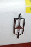 Nos 1971 Oldsmobile Cutlass F-85 442 Front Grill Rocket Emblem Badge Trim 407709. Fixed Price $35.00.