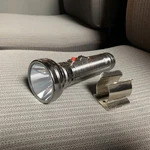 Retro Metal Vintage Flashlight Kit With Clip For Hot Rod Street Truck Moon. Fixed Price $34.95.