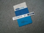 1969 1970 Ford Mustang Cobra Gt Super Rare Nos Dash Emblem C9ZZ-6304460-C. Fixed Price $175.00.