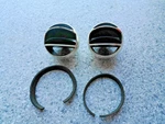 68-77 C3 Corvette Vent Chrome Deflector Balls/felts--gm #331918--SURVIVORS!. Fixed Price $29.95.