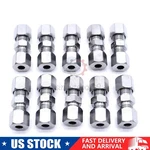 10X Brake Line Union Fitting Straight Compression Kits 3/16" Connector Od. Fixed Price $14.04.