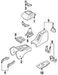 Genuine Ford Ashtray F1CZ-5804788-C. Fixed Price $16.02.