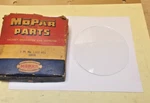 Mopar Nos Instrument Panel Cluster Gauge Lens 1949 1950 Plymouth. Fixed Price $45.00.