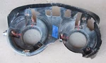 1960 Cadillac Lh Front Fender Headlight Surround Bezel Extension W/ Trim Orig. Fixed Price $80.00.
