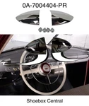 1950 Ford Shoebox Instrument Panel Dash Trim Ends. Fixed Price $89.88.