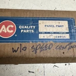 Ac 1589122 Instrument Cluster Printed Circuit Board W/o Speed Control Nos. Fixed Price $100.00.