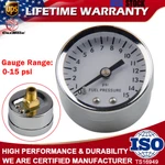 0-15 Psi Pressure Gauge Carburetor Replace For Holley Quickfuel Dry 1.5" Us. Fixed Price $11.75.