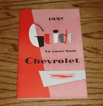 1957 Chevrolet Car Owners Operators Manual Chevy Bel Air. Fixed Price $22.00.