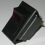 Carling Tech LTILA51 Illuminated Rocker Spst Switch - 125V 15A 24V Red Light. Fixed Price $8.95.