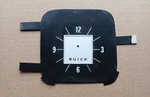 Vintage Nos Gm Buick Gauge Metal Clock Plate Face Part - 1975 76 77 Regal. Fixed Price $29.05.