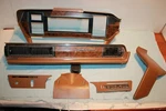 72 Amc Ambassador Dash Bezel Trim Moulding Gauge Cluster Vents. Fixed Price $395.00.