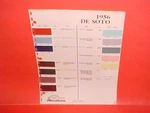 1956 Desoto Firedome Fireflite Convertible Pace Car Adventurer Paint Chips Arco. Fixed Price $20.99.