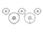 Mustang Instrument Bezel Lens With Tach 1967 - 1968 Scott Drake. Fixed Price $57.29.