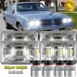 4PCS For Oldsmobile Cutlass Supreme 1980 1981 1982 1983-1988 4X6" Led Headlights. Fixed Price $56.93.
