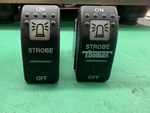 Cole Hersee 58326-18 / Carling 52003112 Strobe Rocker Switches Each Ships Fre. Fixed Price $24.99.