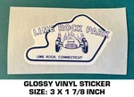 Lime Rock Park Circuit Glossy Vinyl Decal Sticker - Race Track Vintage Scca. Fixed Price $5.78.
