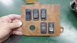 Peterbilt Dash Panel S64-6025-255L00 With Five Switches. Fixed Price $157.50.