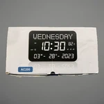 Digital Clock With Date And Day Of Week - Large Display Calendar. Fixed Price $24.95.
