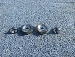 1957 Mercury Radio Knobs Original 4 Piece Set. Fixed Price $59.99.