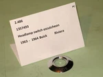 1963-1964 Buick Riviera Headlamp Switch Escutcheon 1357493. Fixed Price $18.99.