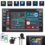 Backup Camera 2-DIN Stereo Radio Cd Dvd Player Bluetooth Carplay Gps Auto. Fixed Price $119.99.