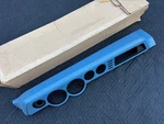 1979 80 81 Dodge Ram Van Nos Mopar Dash Gauge Bezel Carrier Light Blue 4034246. Fixed Price $295.00.